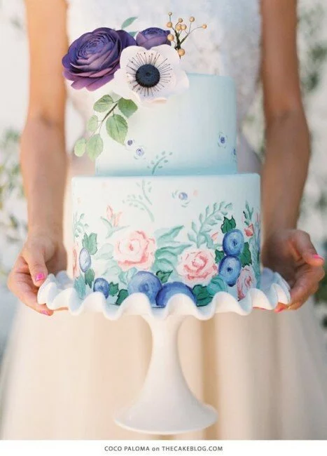 handpainted cake 2