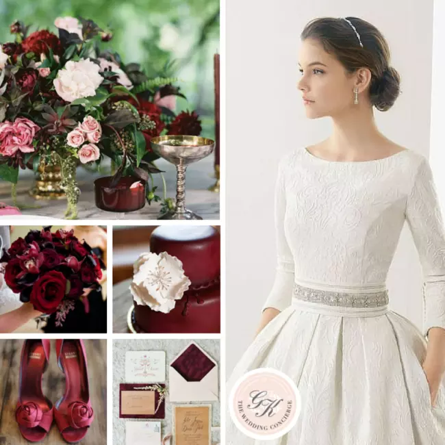 Marsala wedding inspiration