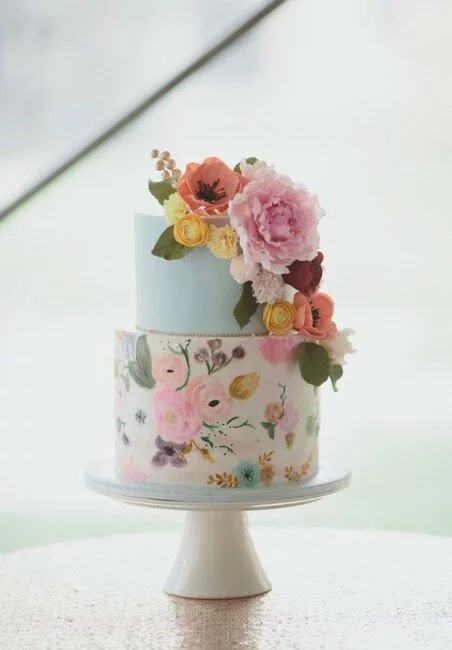 handpainted cake