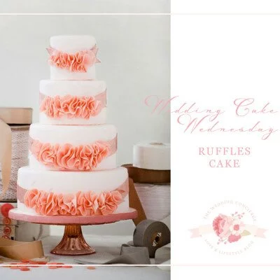 Wedding Cake Wednesday – Ruffle Cakes