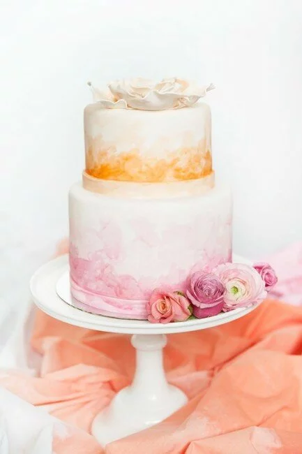 Watercolor-Wedding-Cake