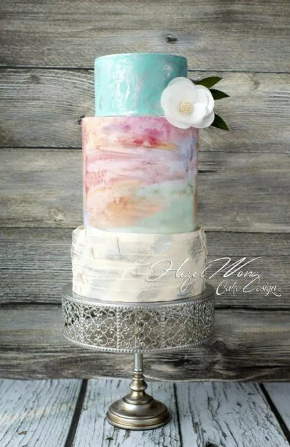 Watercolor-Wedding-Cake