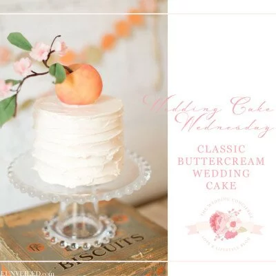 Wedding Cake Wednesday – Classic Buttercream Wedding Cake