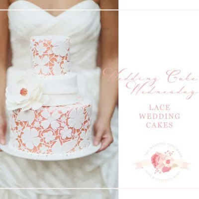 Wedding Cake Wednesday – Lace Wedding Cakes