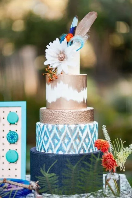 Ikat-Wedding-Cake