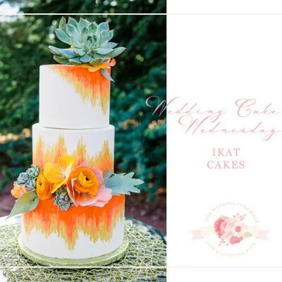 Wedding Cake Wednesday – Ikat Cakes