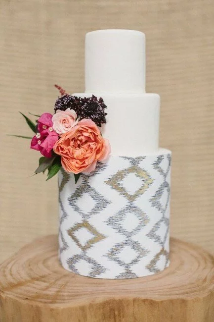 Ikat-Wedding-Cake