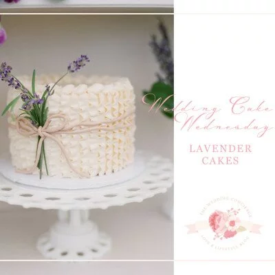 Wedding Cake Wednesday – Lavender Cakes