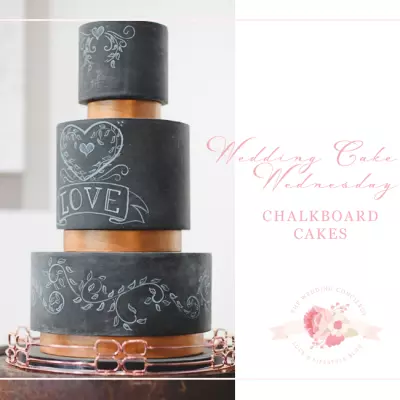 Wedding Cake Wednesday – Chalkboard Cakes