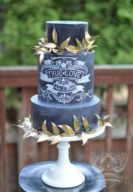 Chalkboard_Wedding_Cake