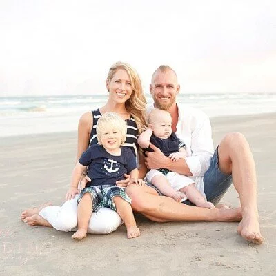 Sunset Beach Family Photo Session