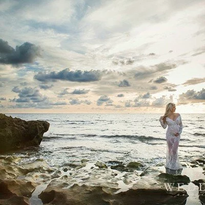 Sunset Maternity Session by J’adore Studios