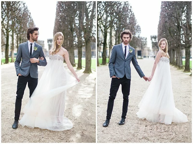 Intimate Paris Elopement Styled Shoot