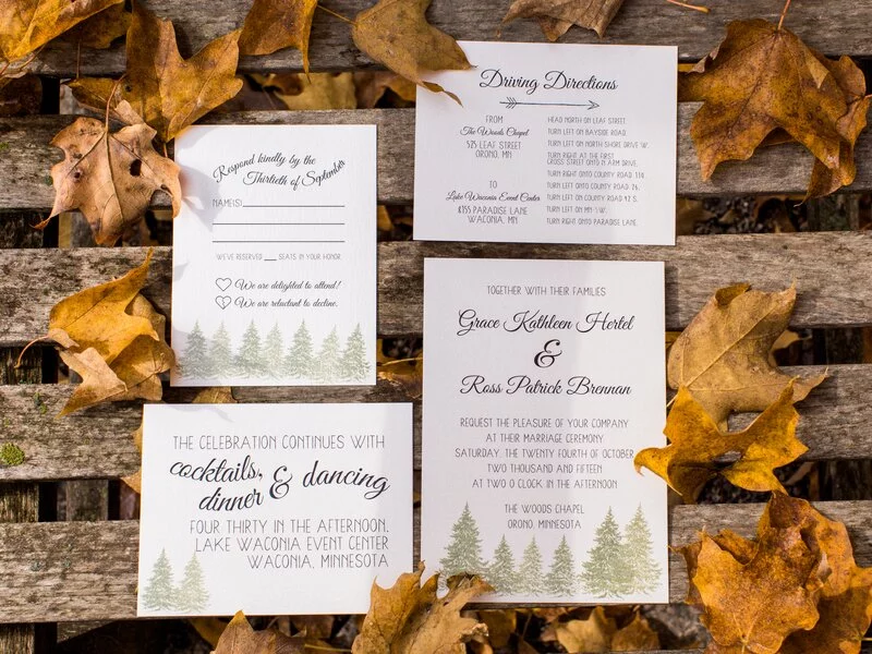 Forest Fall Wedding