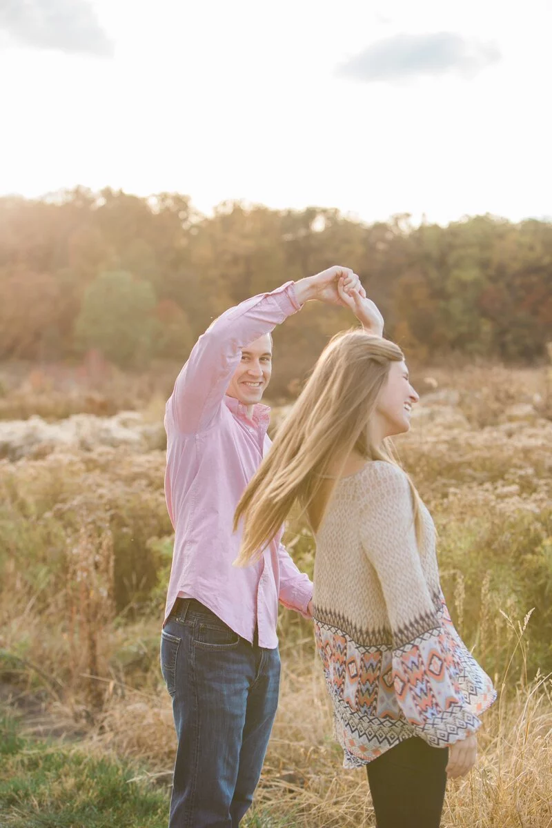 Farmhouse Fall Engagement