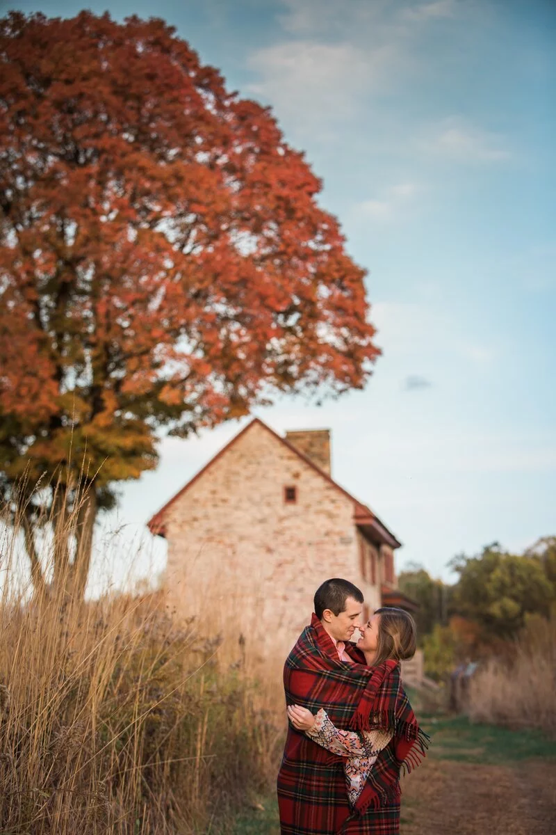 Farmhouse Fall Engagement