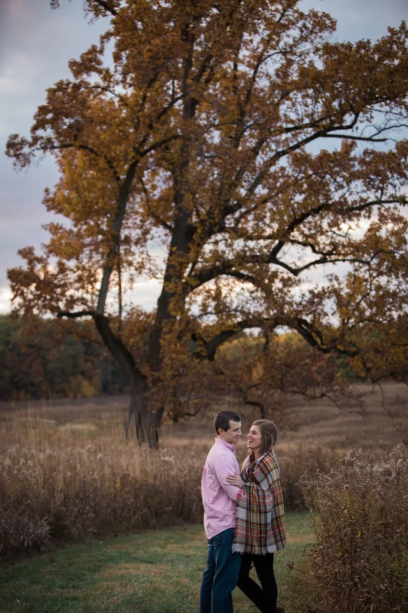 Farmhouse Fall Engagement