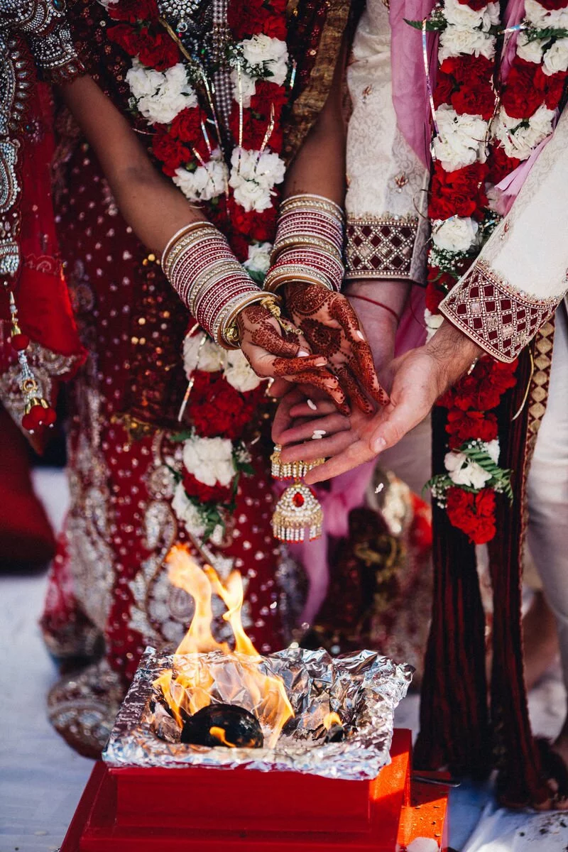 Multicultural Bond-Themed Marriage