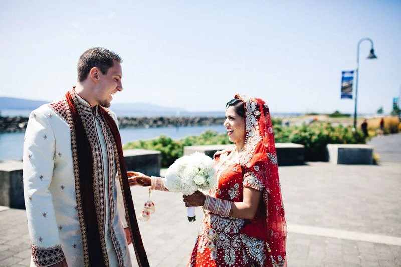 Multicultural Bond-Themed Marriage