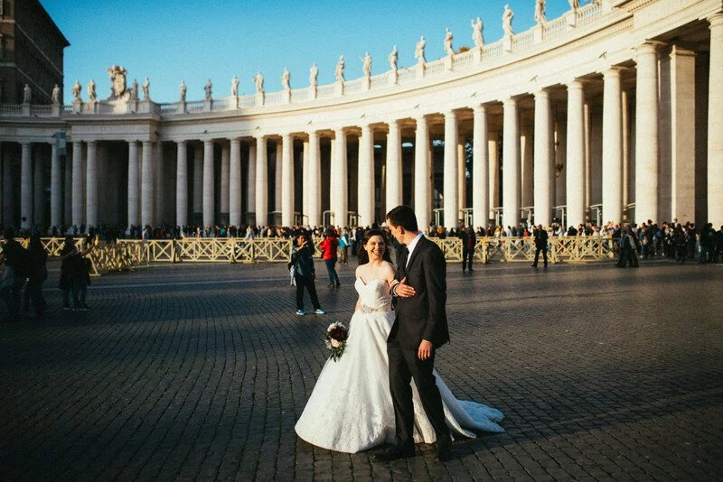 Romantic Rome Marriage