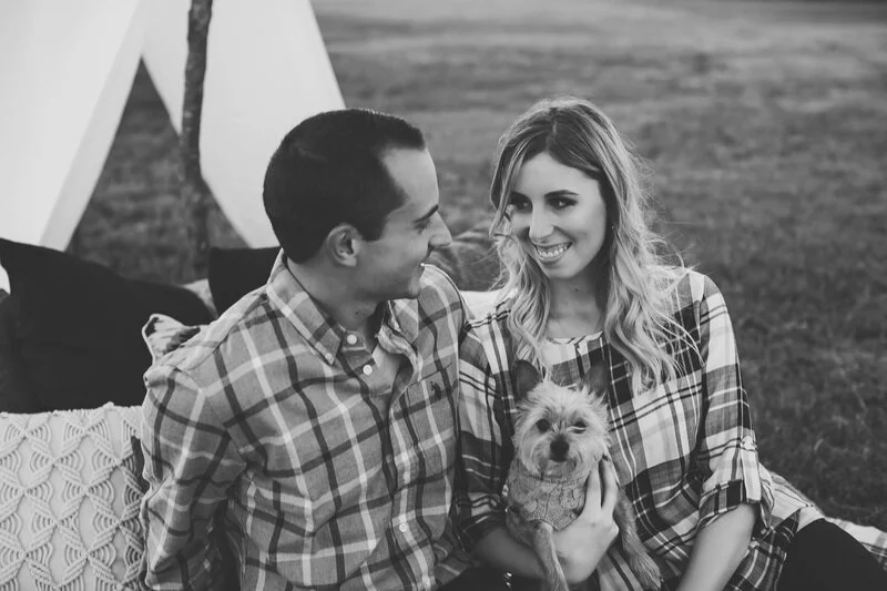 Plaid Picnic Engagement