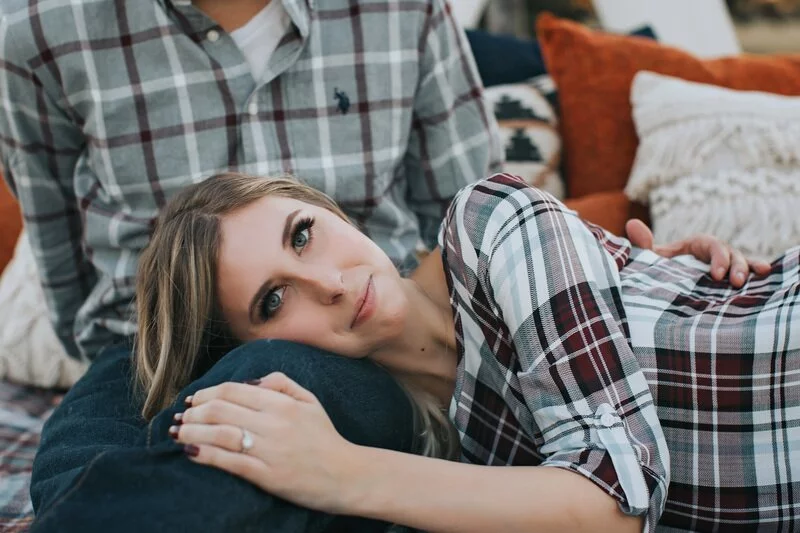 Plaid Picnic Engagement